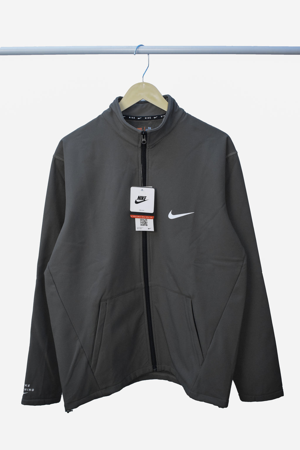 Men's Comfort Fleece Stand Collar Full-Zip Jacket