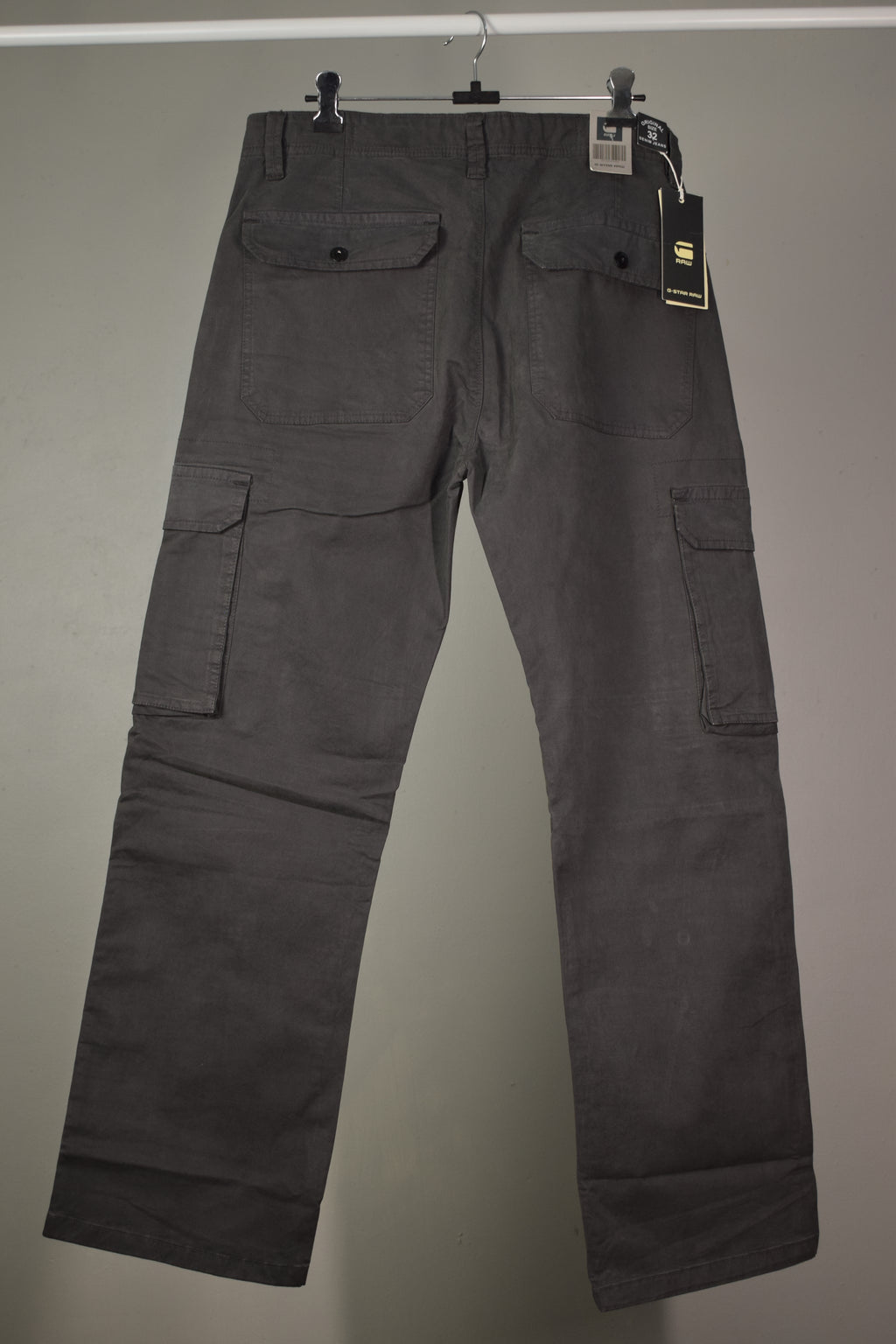 Men's Classic Cotton Relaxed Fit Side-Pocket Cargo Pants