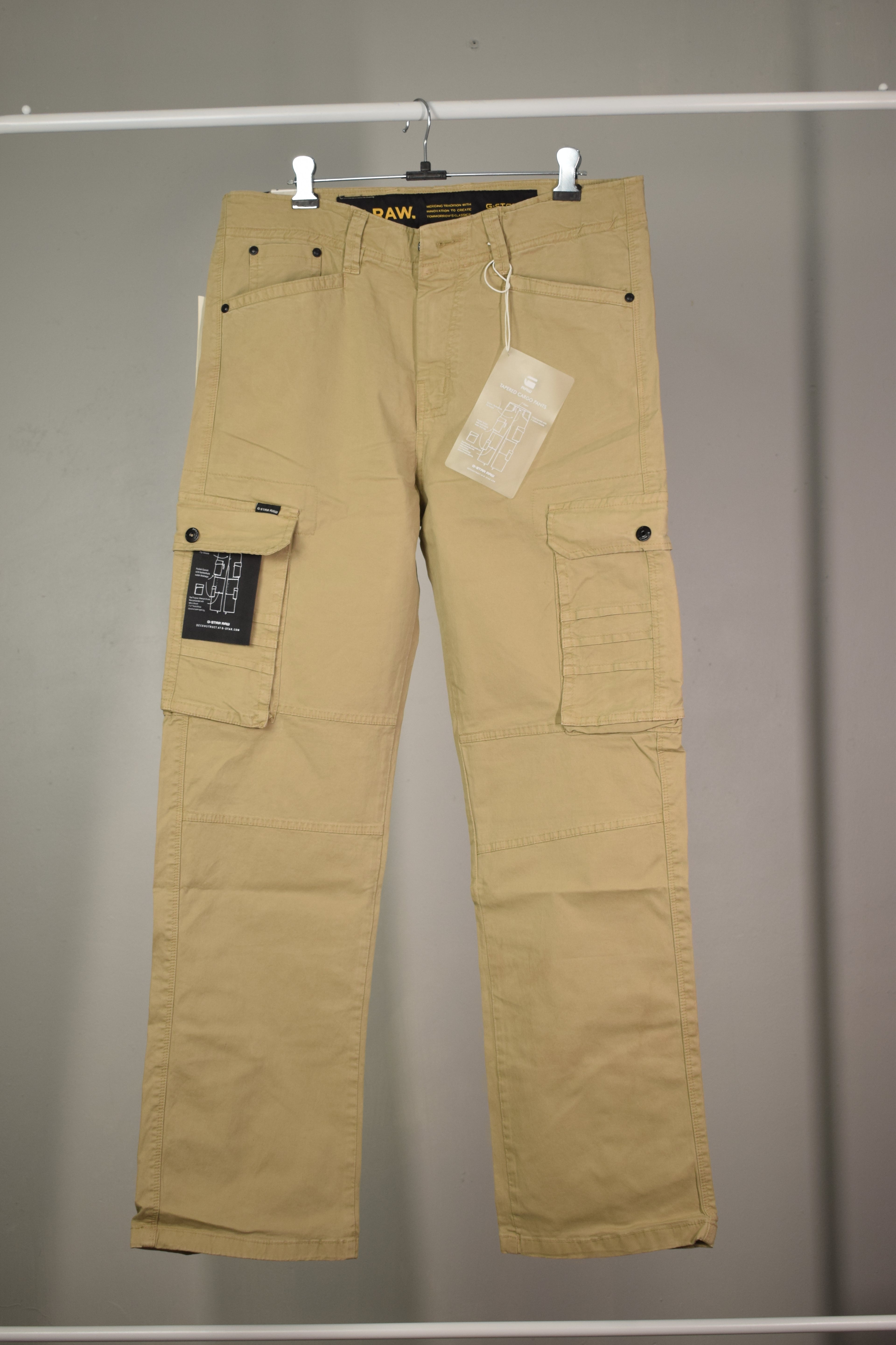 Men's Classic Cotton Relaxed Fit Side-Pocket Cargo Pants
