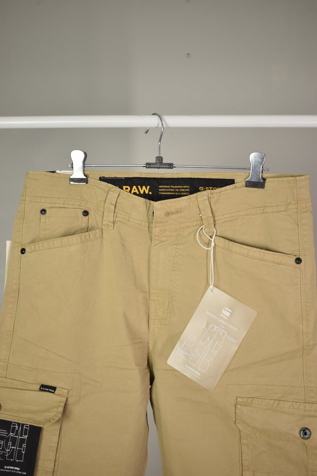 Men's Classic Cotton Relaxed Fit Side-Pocket Cargo Pants