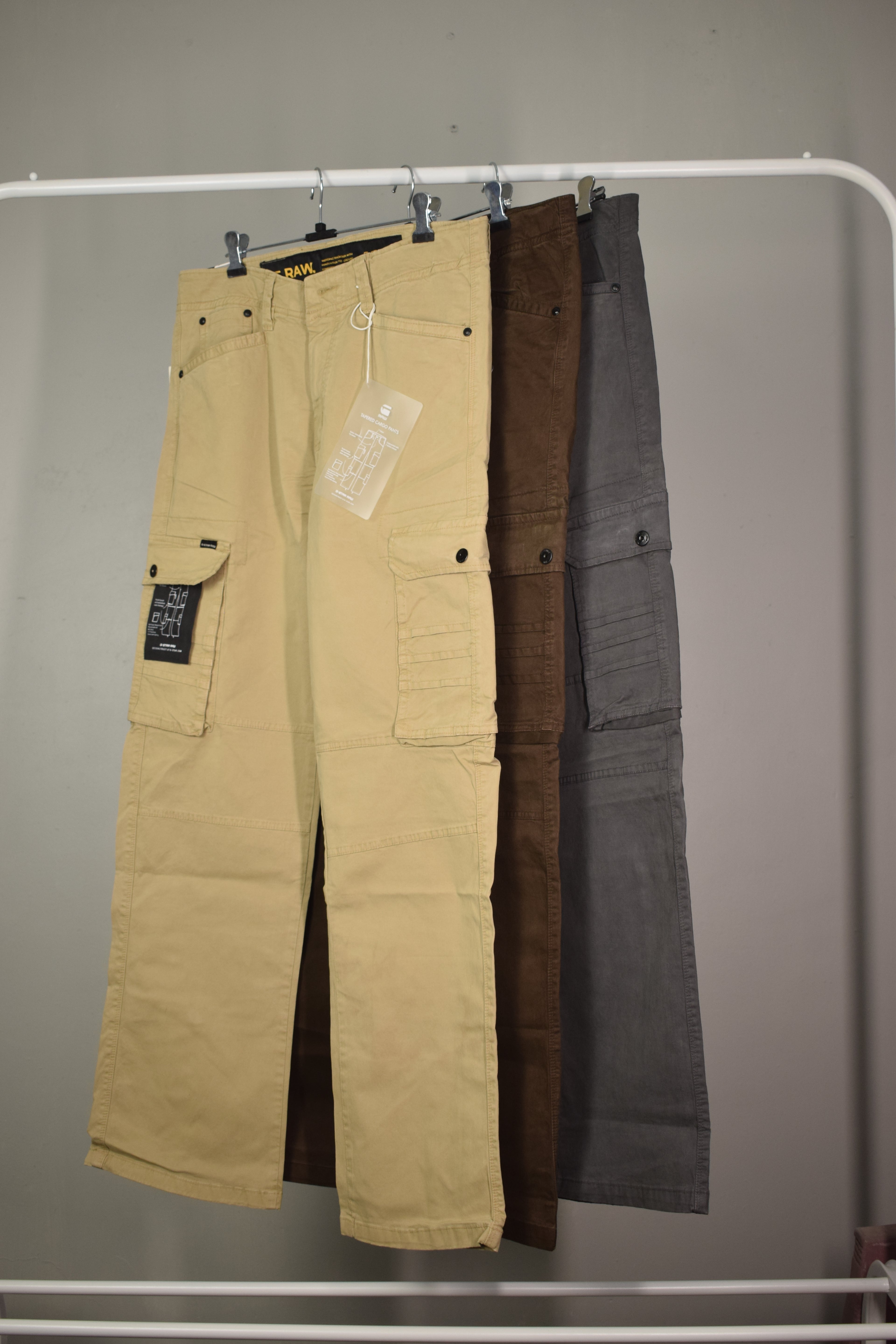 Men's Classic Cotton Relaxed Fit Side-Pocket Cargo Pants
