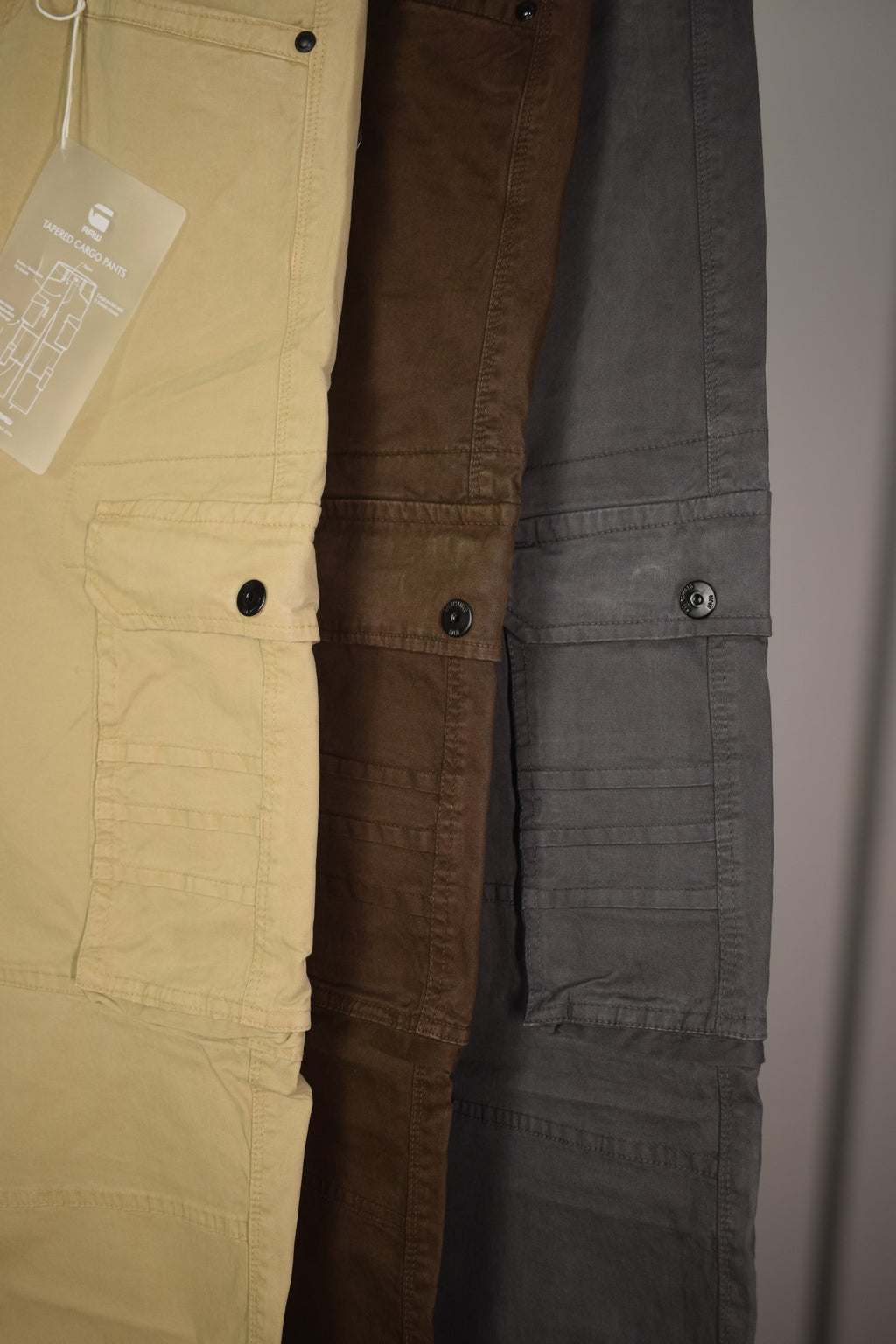 Men's Classic Cotton Relaxed Fit Side-Pocket Cargo Pants