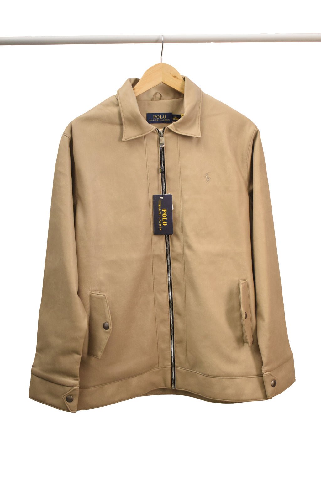Men's Lightweight Beige Bomber Jacket