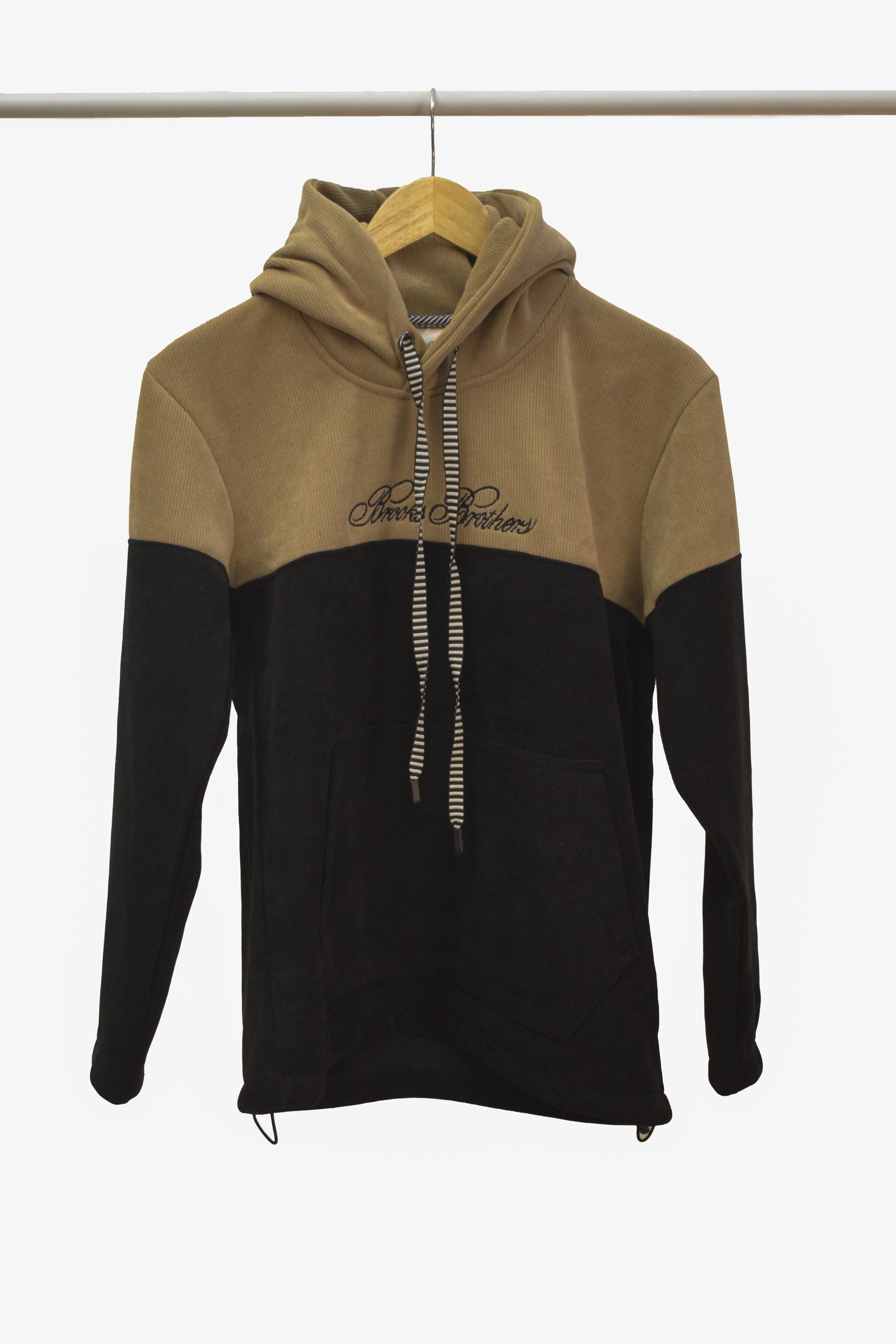 Men's Two-Tone Color Block Oversized Hoodie