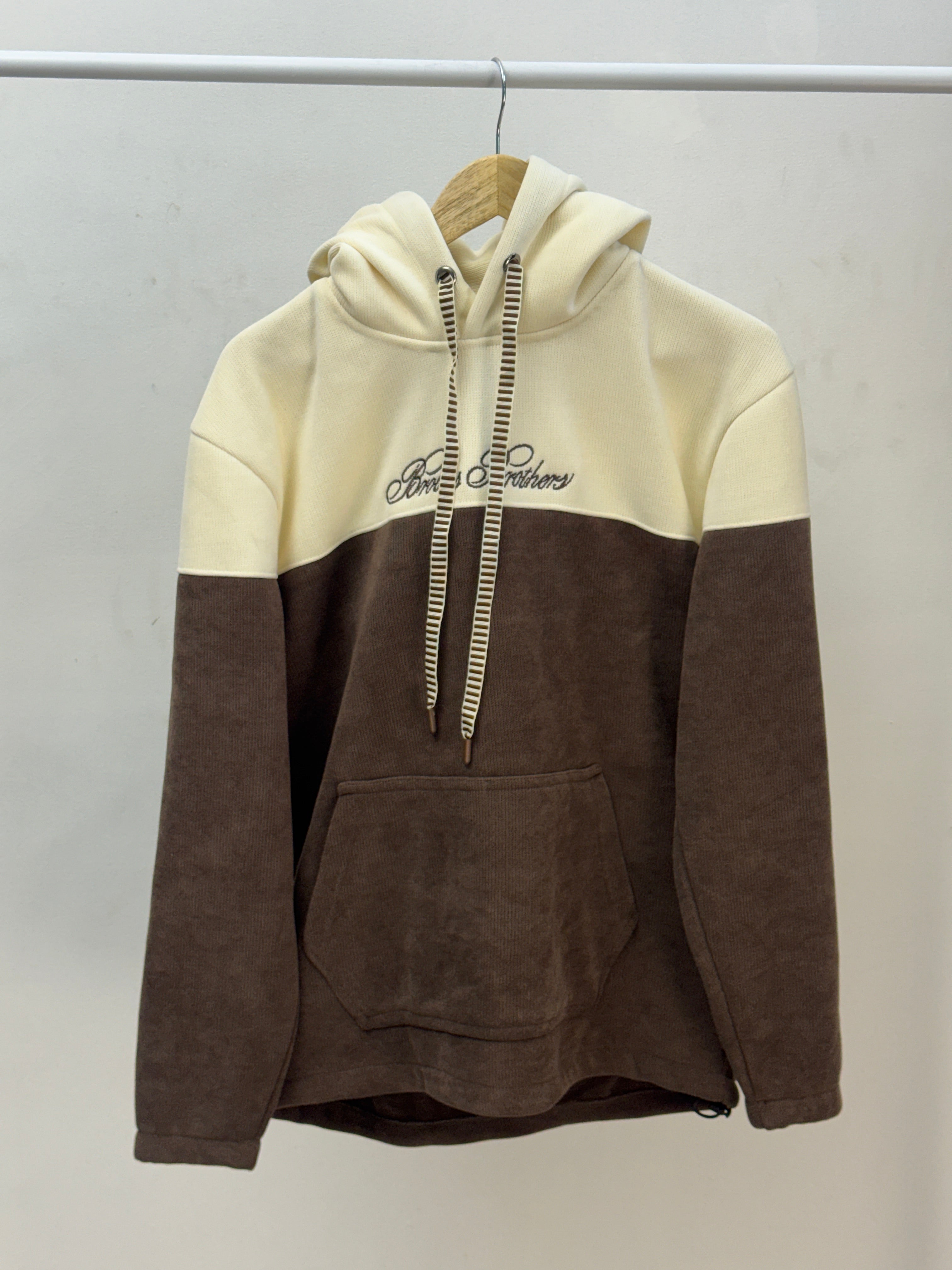 Men's Two-Tone Color Block Oversized Hoodie